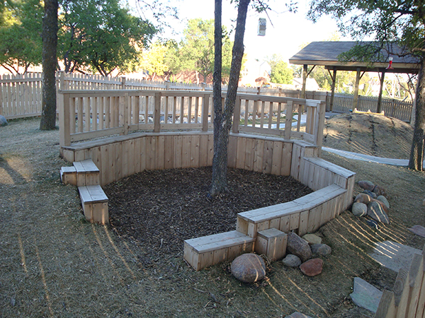 arbor daycare daycare playground enclosed by cedar fence shelter with built in shed bed arbor daycare daycare playground enclosed by cedar fence shelter with built in shed bed
