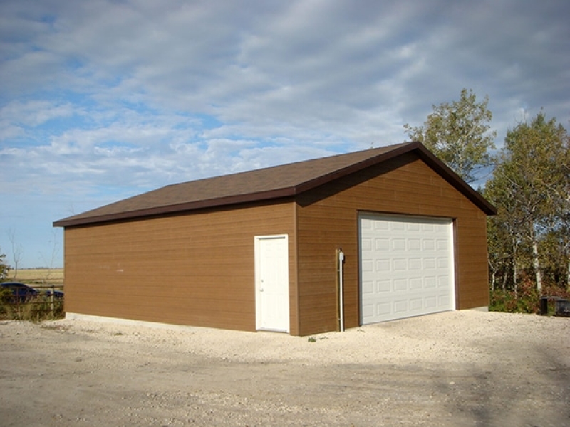 New garage construction.