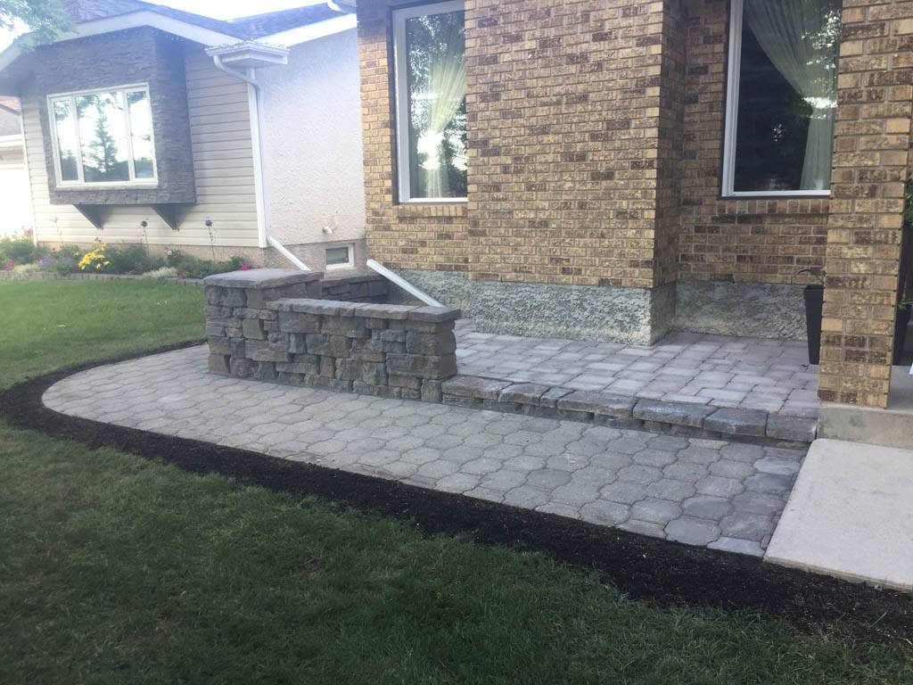 1st patios and walkways, retaining walls