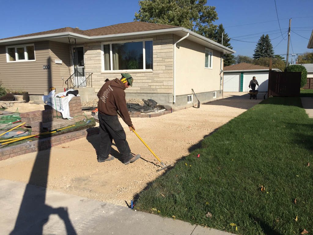 Holland paving stone driveway and front walk