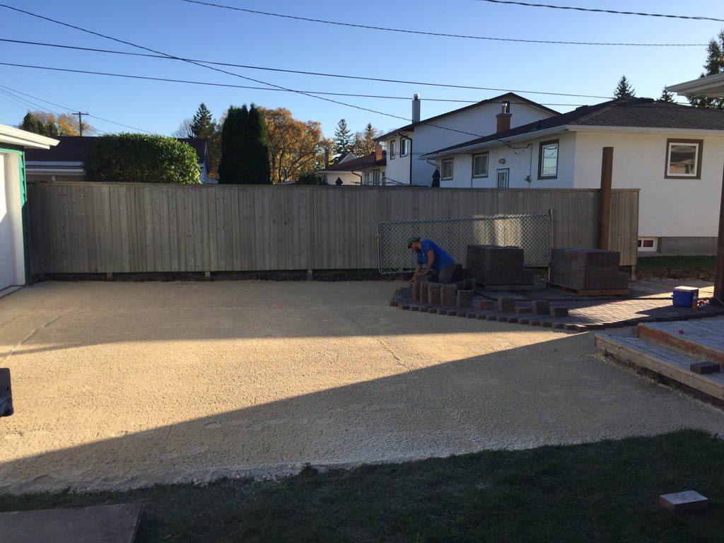 Holland paving stone driveway and front walk