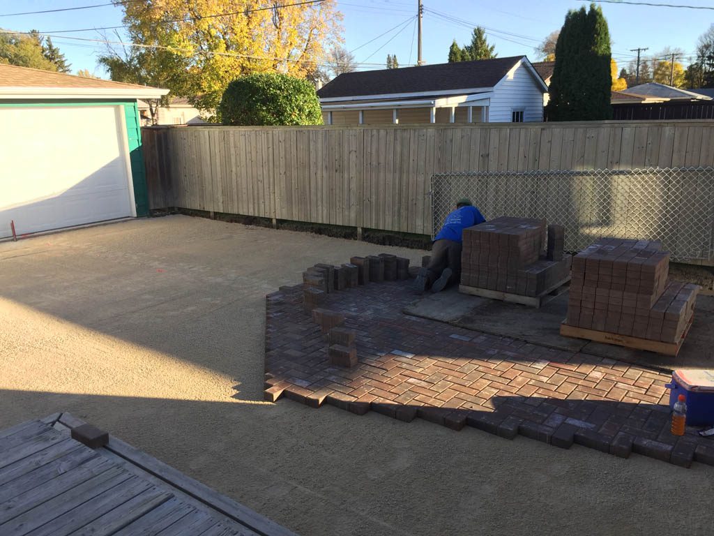 Holland paving stone driveway and front walk