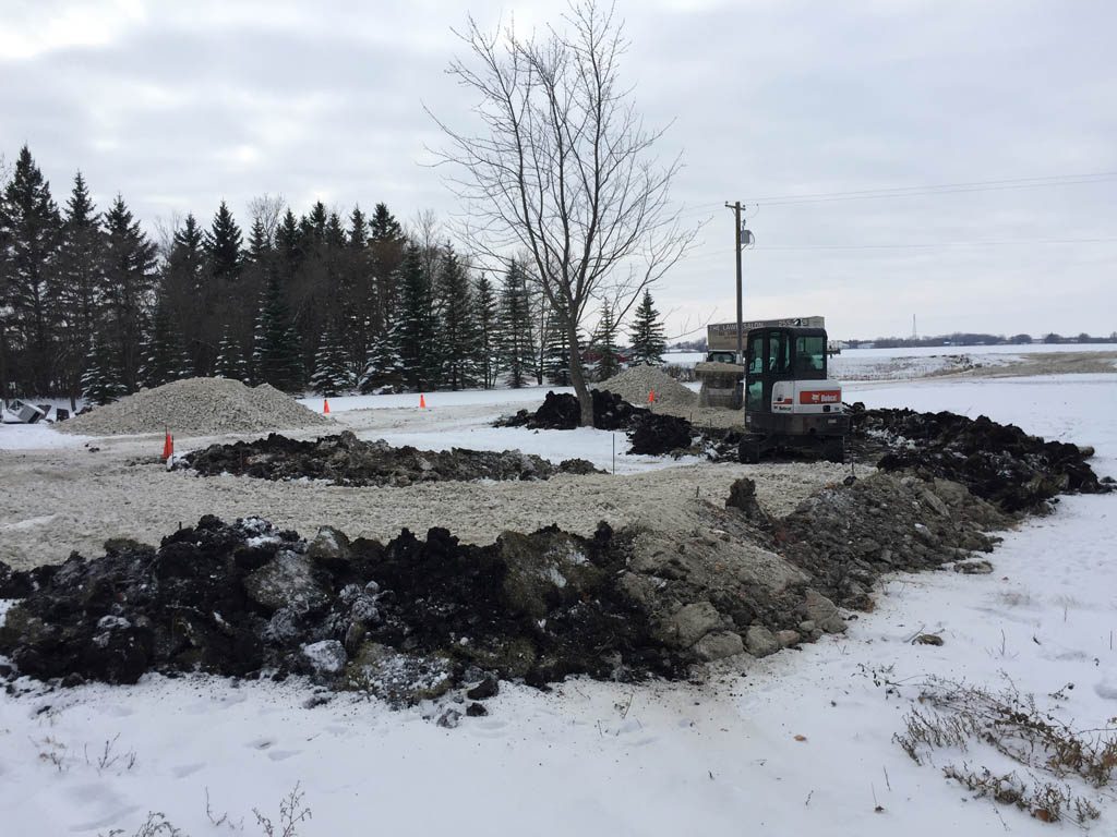 Rural driveway circle expansion