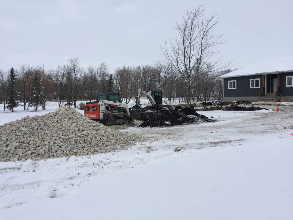 Rural driveway circle expansion