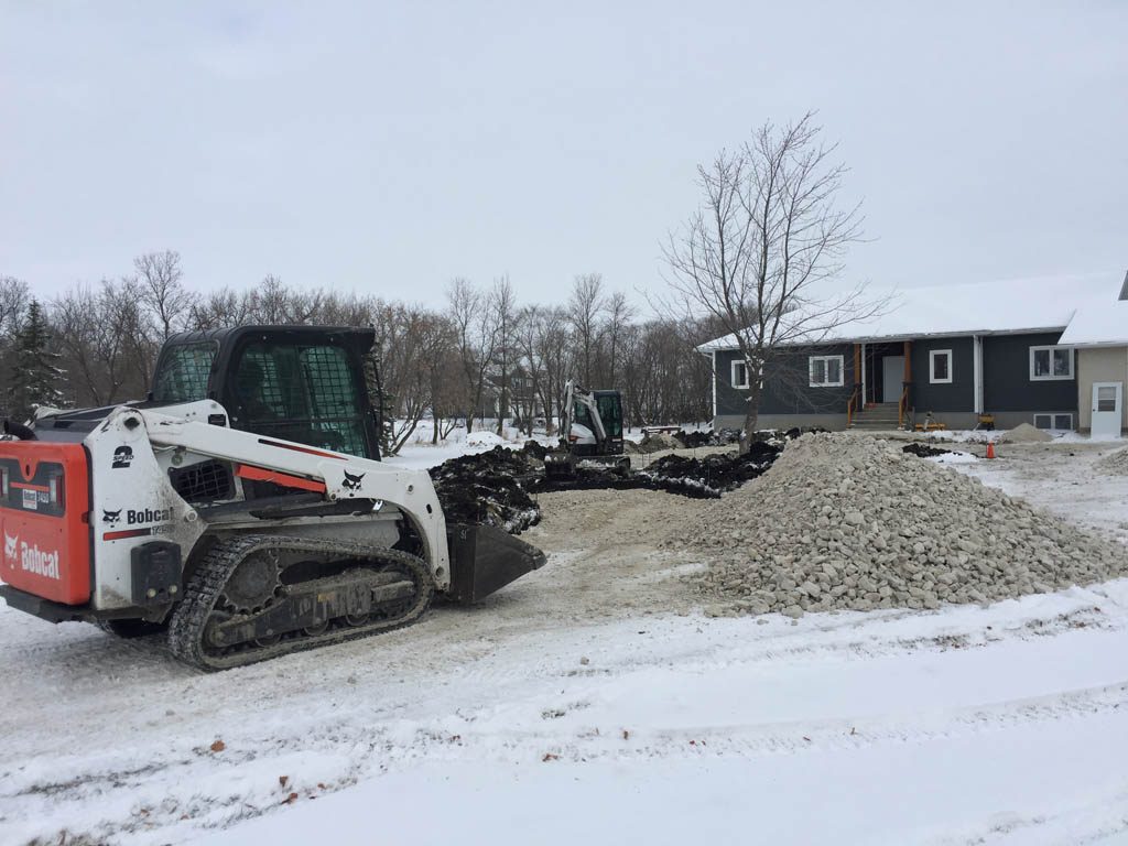 Rural driveway circle expansion